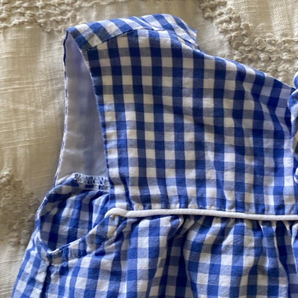 Bella Bliss Mignon blue and white checked dress | Sz 3 - Picture 4 of 7